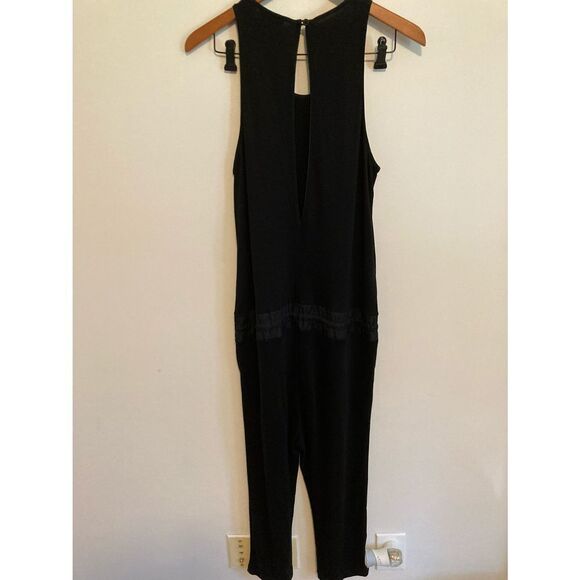 Rag and bone black waist drawstring jumpsuit - Picture 3 of 7